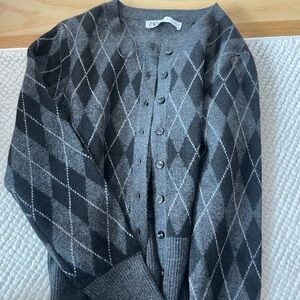 Zara Charcoal Knit Sweater